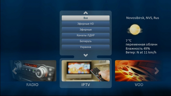 Дамп ресивера U2C Denys H.265 с настроенными IPTV приложениями и списком каналов