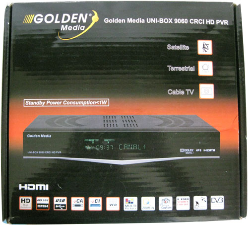 Golden Media (Golden Interstar) Uni-box 9060 2CR2CI PVR HD