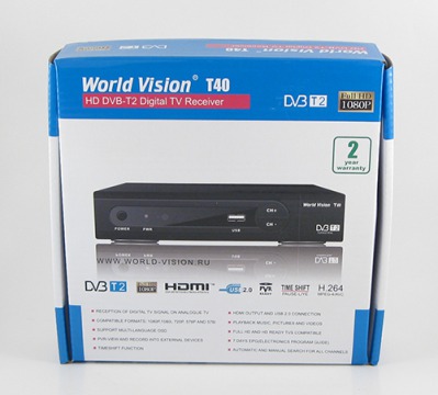 World Vision T40(DVB-T2) - вид 5 миниатюра