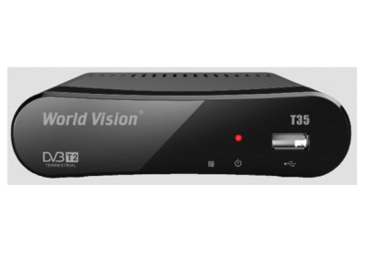 Эфирная DVBT 2 приставка World Vision T35 - вид 1 миниатюра