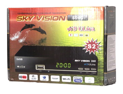 Спутнковый ресивер SKY VISION S900 HD с WI FI адаптером - вид 7 миниатюра