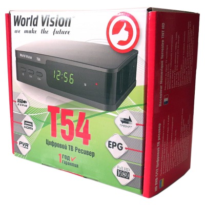 Эфирная DVBT 2 приставка World Vision T54 - вид 7 миниатюра