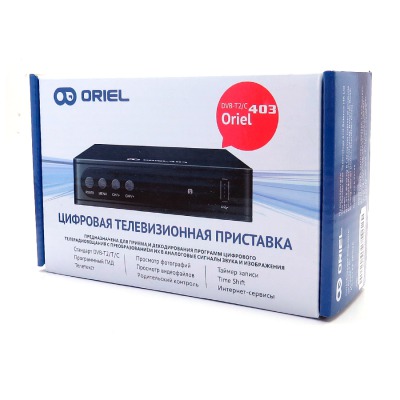 Эфирная DVB-T2/C приставка Oriel 403 - вид 9 миниатюра