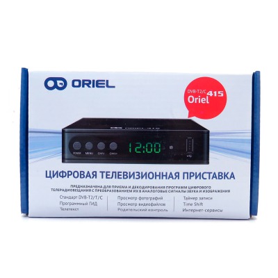 Эфирная DVB-T2/C приставка Oriel 415GX - вид 7 миниатюра