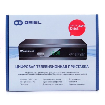 Эфирная DVB-T2/C приставка Oriel 421 - вид 7 миниатюра
