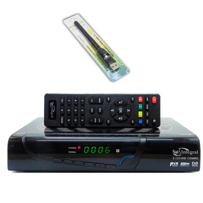 DVB S2/T2 ресивер Sat-Integral S-1311 HD Combo с WI FI адаптером