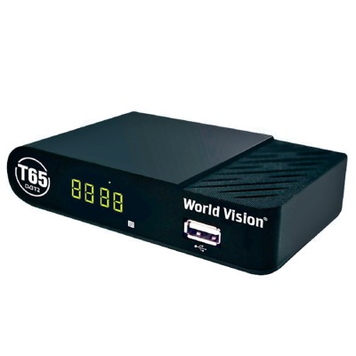Эфирная DVB T2/C приставка World Vision T65 - вид 1 миниатюра