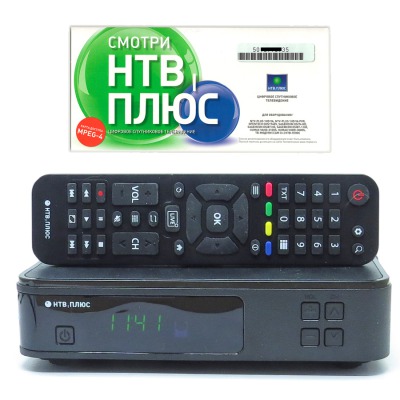 НТВ+Дальний Восток (12 мес. Базовый Плюс - 168 каналов) с ресивером НТВ+ VA1020 HD - вид 1 миниатюра