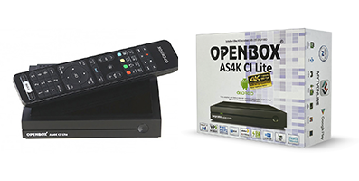 Спутниковый 4K ресивер Openbox AS4K Lite/ CI+ Lite - обзор от openbox.ua