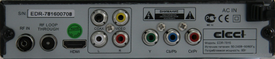 Ресивер эфирный Elect EDR-7816(DVB-T2) - вид 1 миниатюра