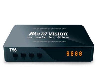 Эфирная DVBT 2 приставка World Vision T56 - вид 1 миниатюра