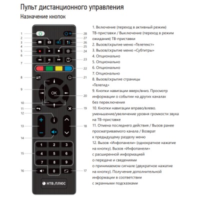 Комплект НТВ+Дальний Восток - бескарточный ресивер NTV-PLUS HD J4, договор - вид 14 миниатюра