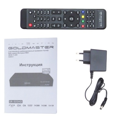 Комбинированный ресивер DVB-S2/T2/C с поддержкой модулей CI/CI+ Goldmaster SR-505HD Combo - вид 12 миниатюра