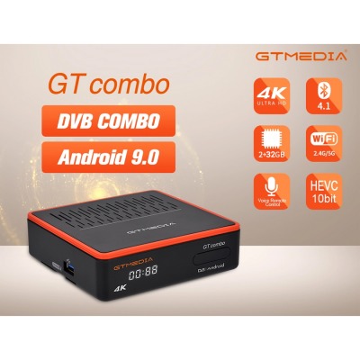 Комбо ресивер GTMEDIA GTX Combo TV Box 4K 8K Android 9,0 + DVB-S2/T2/C2, 2G + 32G - вид 7 миниатюра